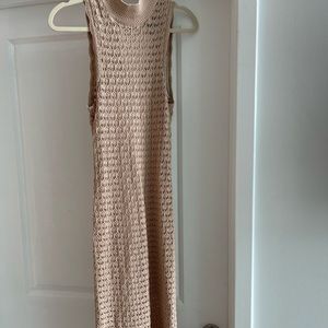 Aqua x Bloomingdales Crochet Maxi Dress